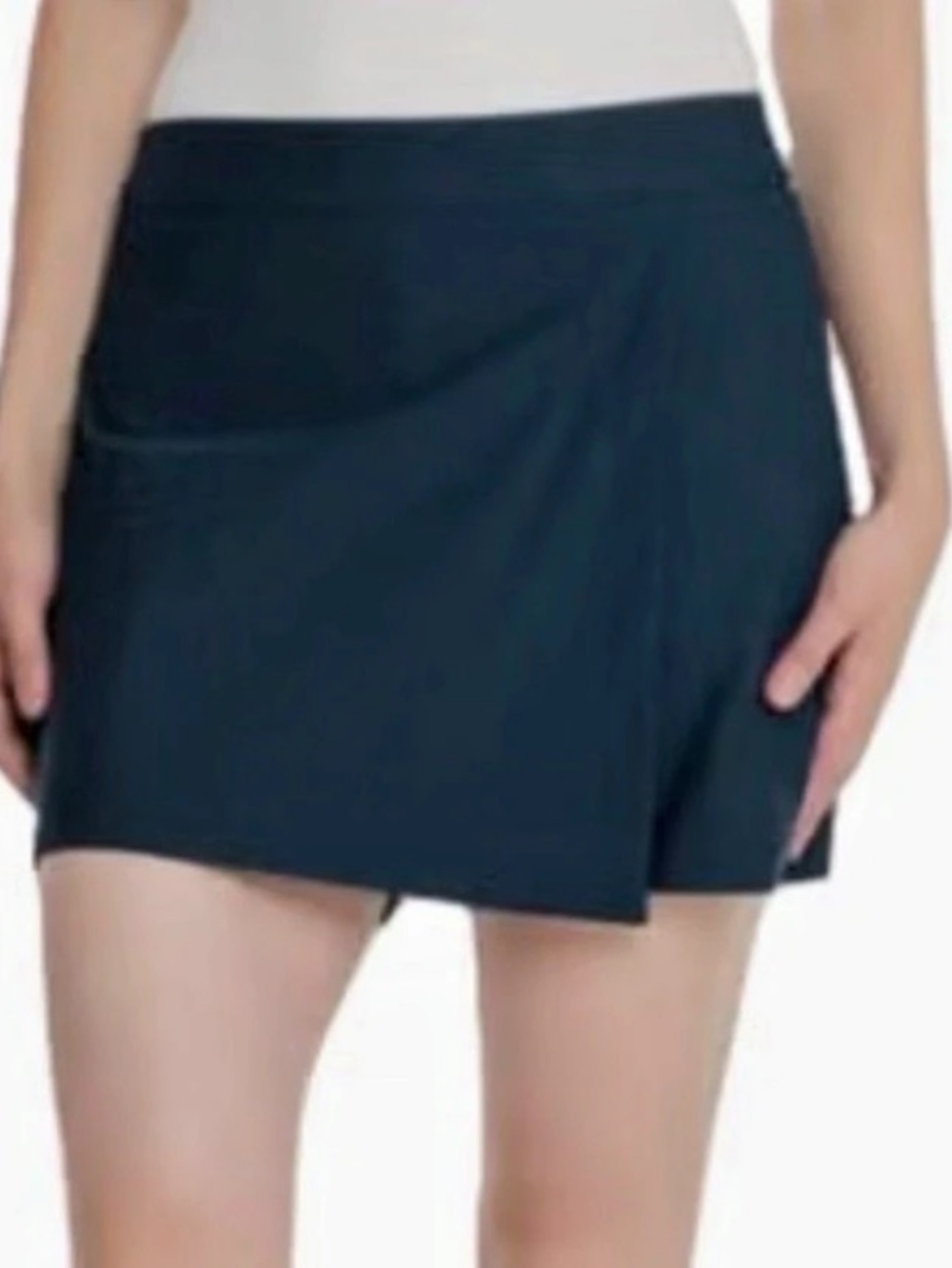 SPANX Womens Sunshine Skort 6", Midnight Navy, Medium, NWT